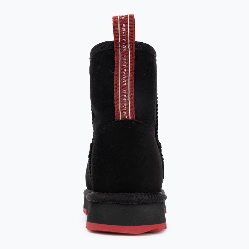 Śniegowce damskie EMU Australia Sharky Mini black/cherry 6