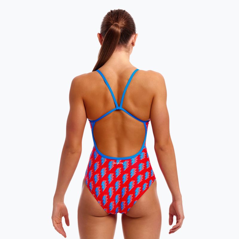 Strój pływacki jednoczęściowy damski Funkita Single Strap One Piece hot volt 4