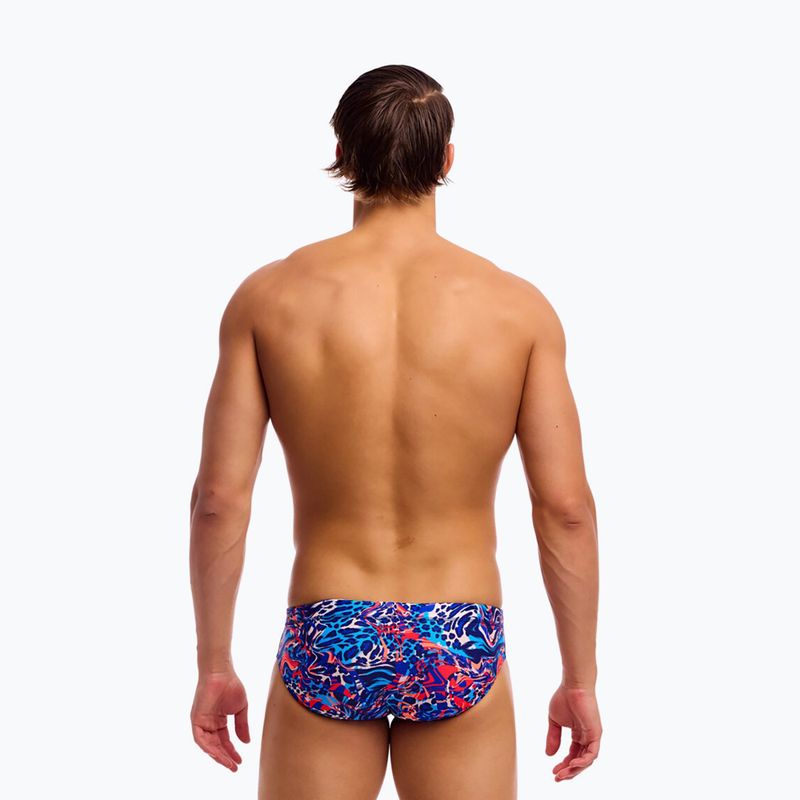 Slipy pływackie męskie Funky Trunks Seamed Briefs mad cat 3