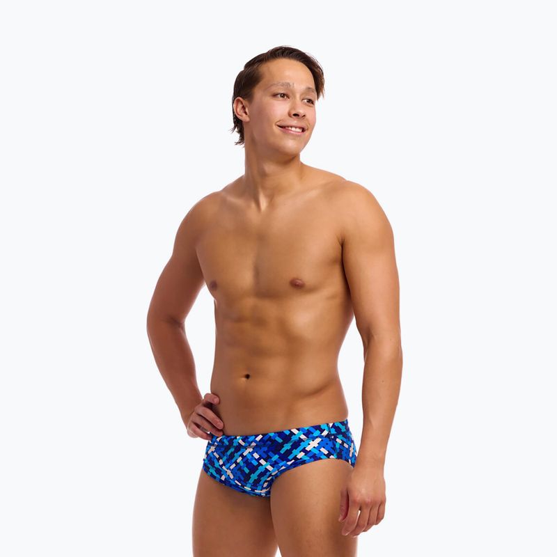 Slipy pływackie męskie Funky Trunks Classic Brief under over 2