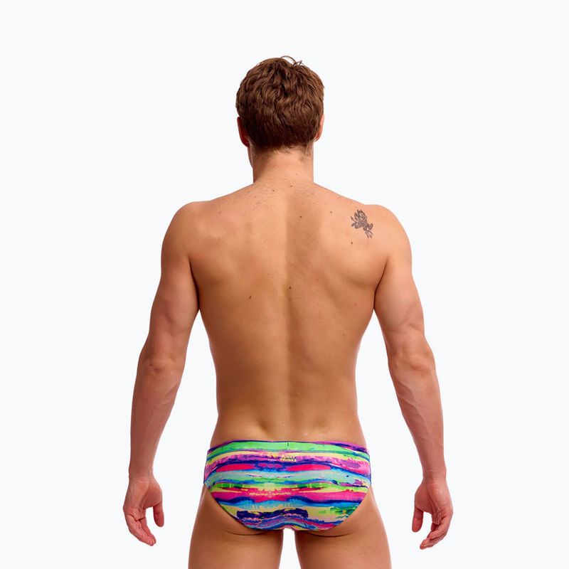 Slipy pływackie męskie Funky Trunks Classic Brief paint patch 5