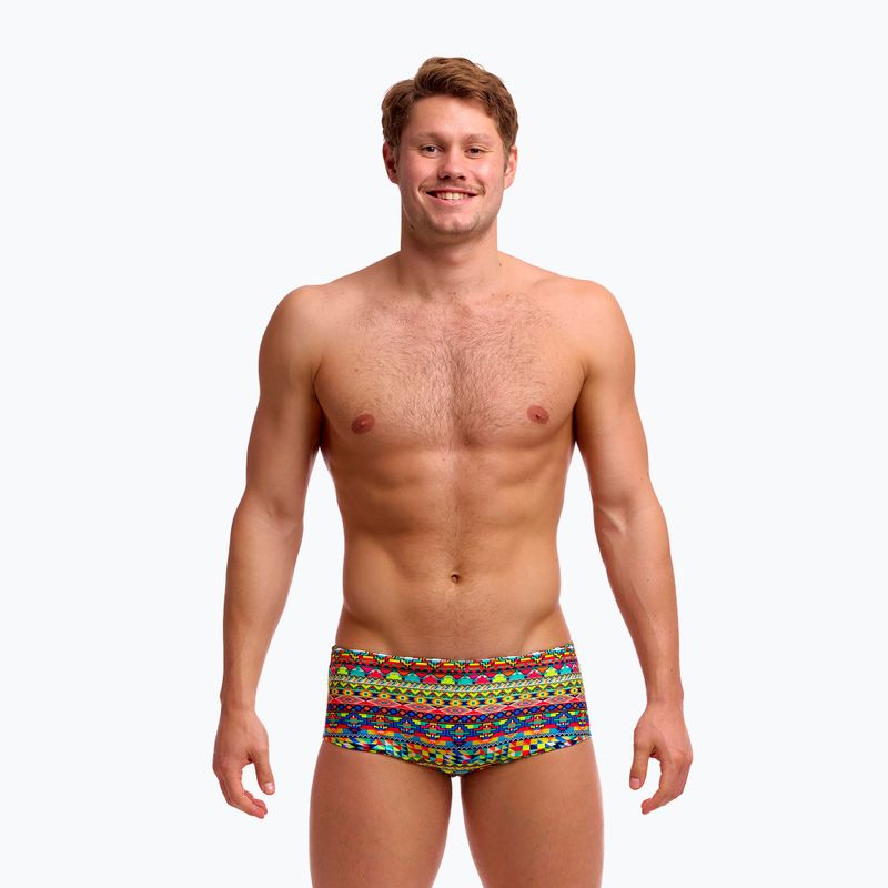 Bokserki pływackie męskie Funky Trunks Sidewinder Trunks packed up 2