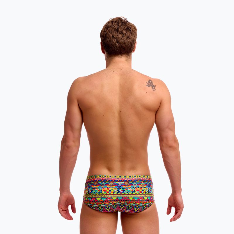Bokserki pływackie męskie Funky Trunks Sidewinder Trunks packed up 4