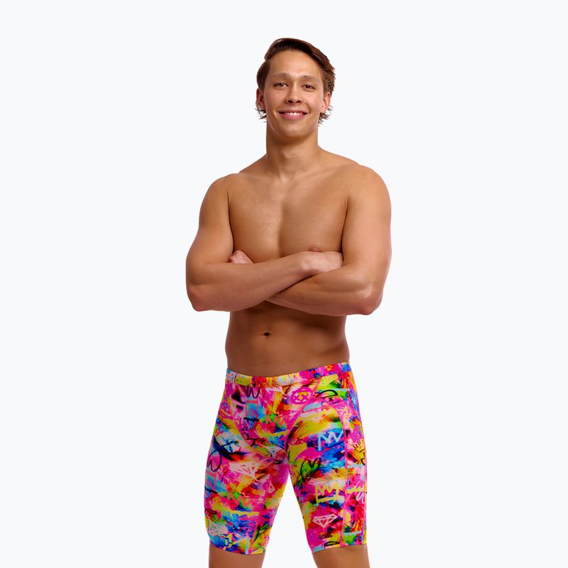 Jammery pływackie męskie Funky Trunks Training Jammers tag her 3