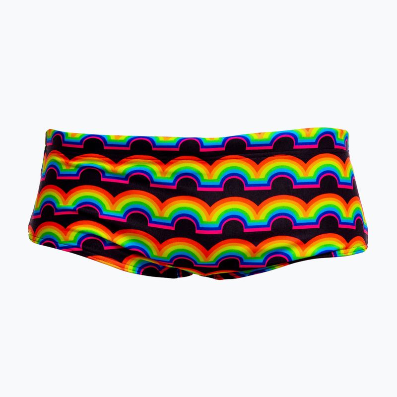 Bokserki pływackie męskie Funky Trunks Sidewinder Trunks rainbowie