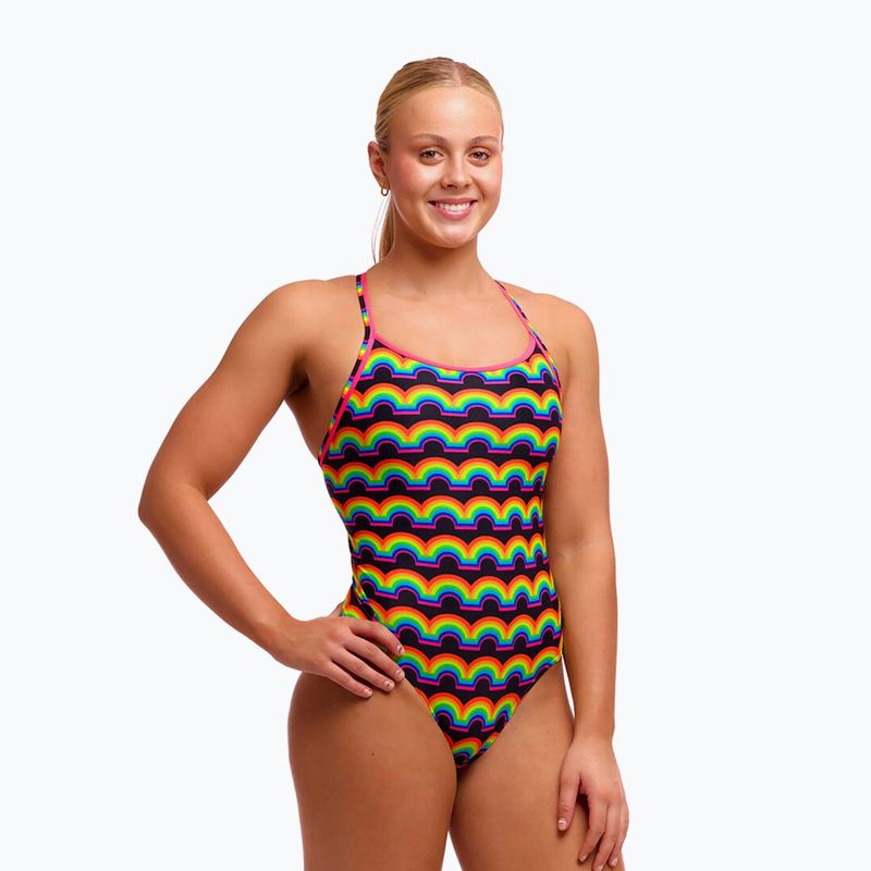Strój pływacki jednoczęściowy damski Funkita Diamond Secure One Piece rainbowie