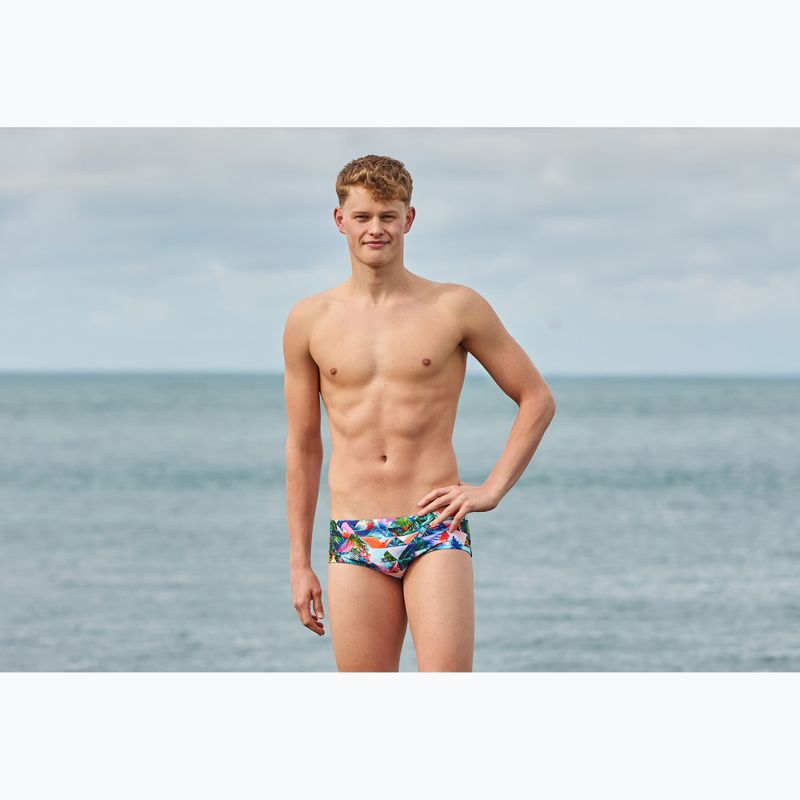 Bokserki pływackie męskie Funky Trunks Classic Trunks palm prism 7