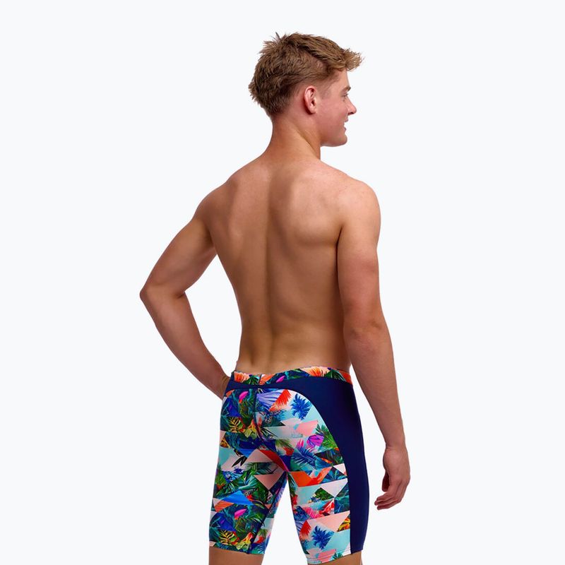 Jammery pływackie dziecięce Funky Trunks Training Jammers palm prism 2