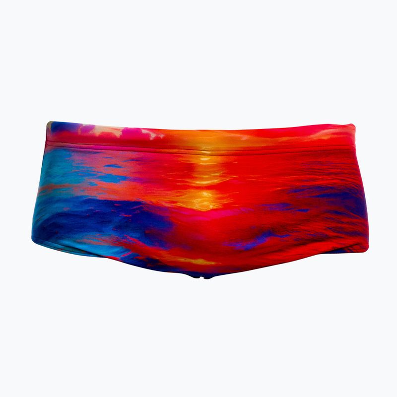 Bokserki pływackie męskie Funky Trunks Sidewinder Trunks sunset delight