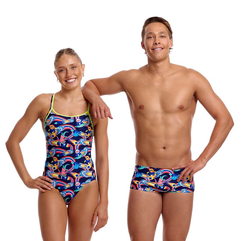 Bokserki pływackie męskie Funky Trunks Sidewinder Trunks blast buddies 4