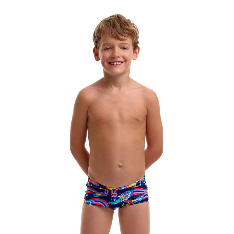 Bokserki kąpielowe chłopięce Funky Trunks Printed Trunks blast buddies 2
