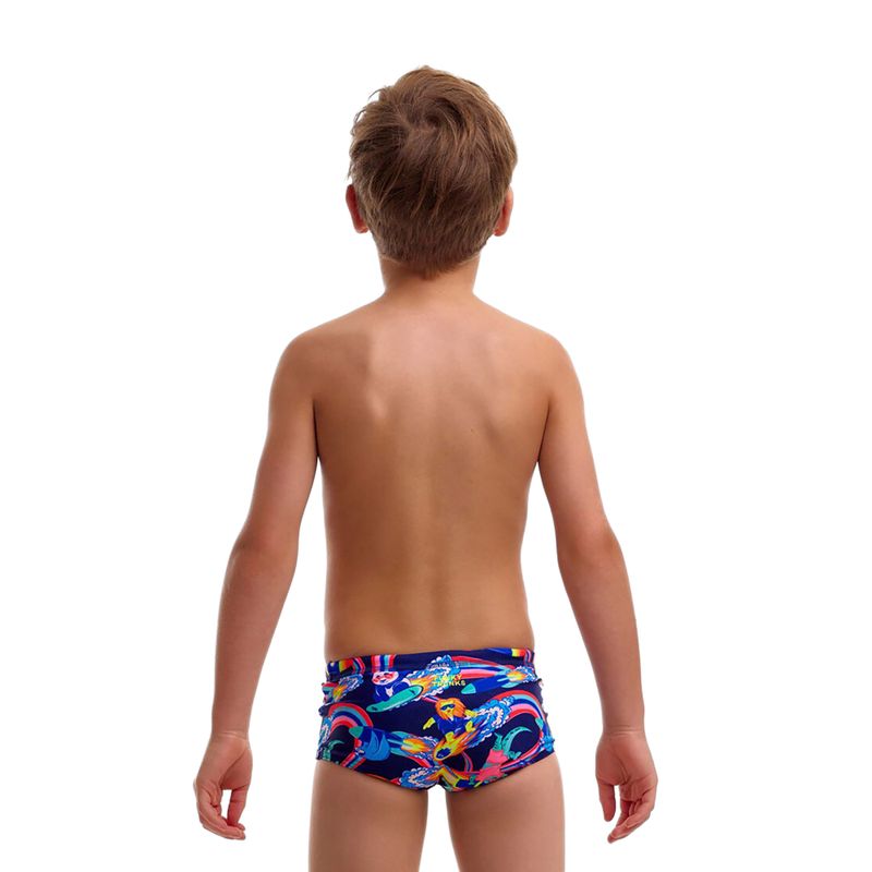 Bokserki kąpielowe chłopięce Funky Trunks Printed Trunks blast buddies 3