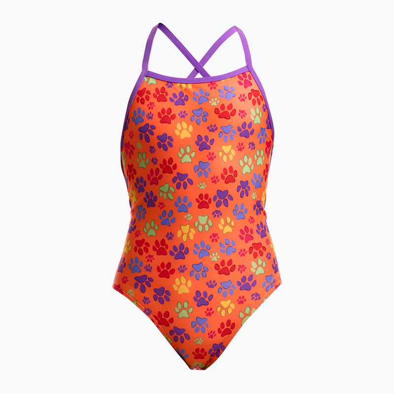 Strój kąpielowy jednoczęściowy dziecięcy Funkita Strapped In One Piece paw paw