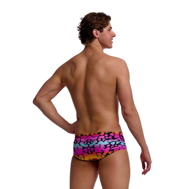 Bokserki pływackie męskie Funky Trunks Sidewinder Trunks wild animal 2