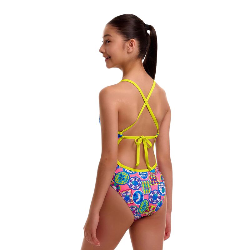 Strój kąpielowy jednoczęściowy dziecięcy Funkita Tie Me Tight One Piece zesty besty 3