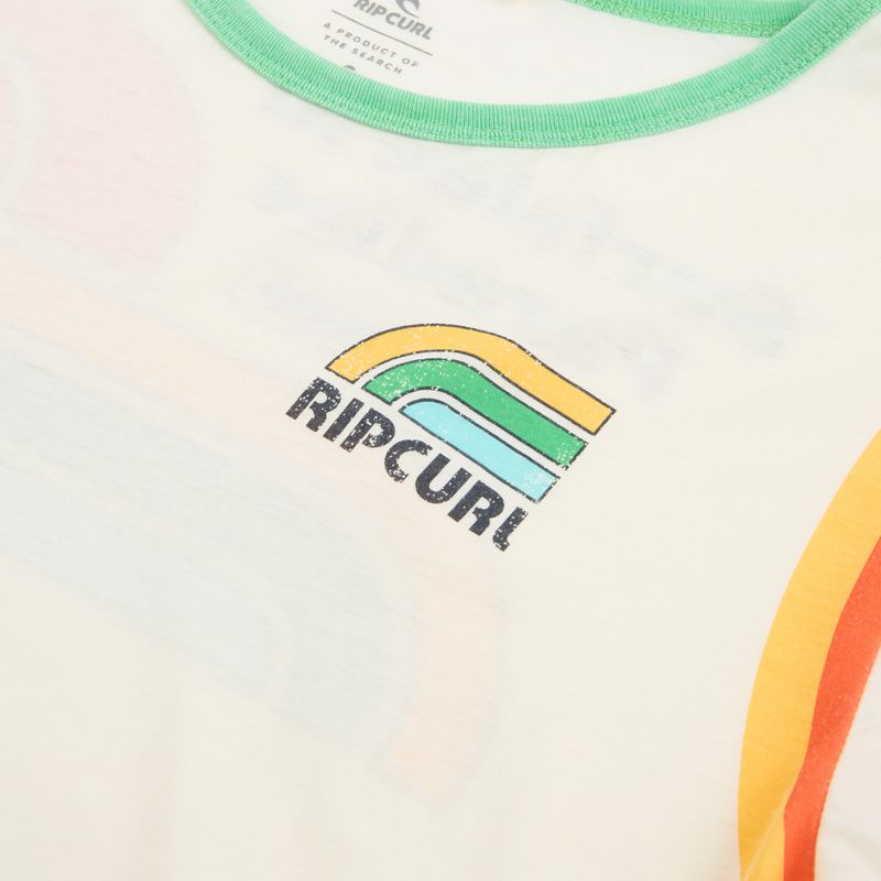 Koszulka damska Rip Curl Surf Side Ringer bone 3