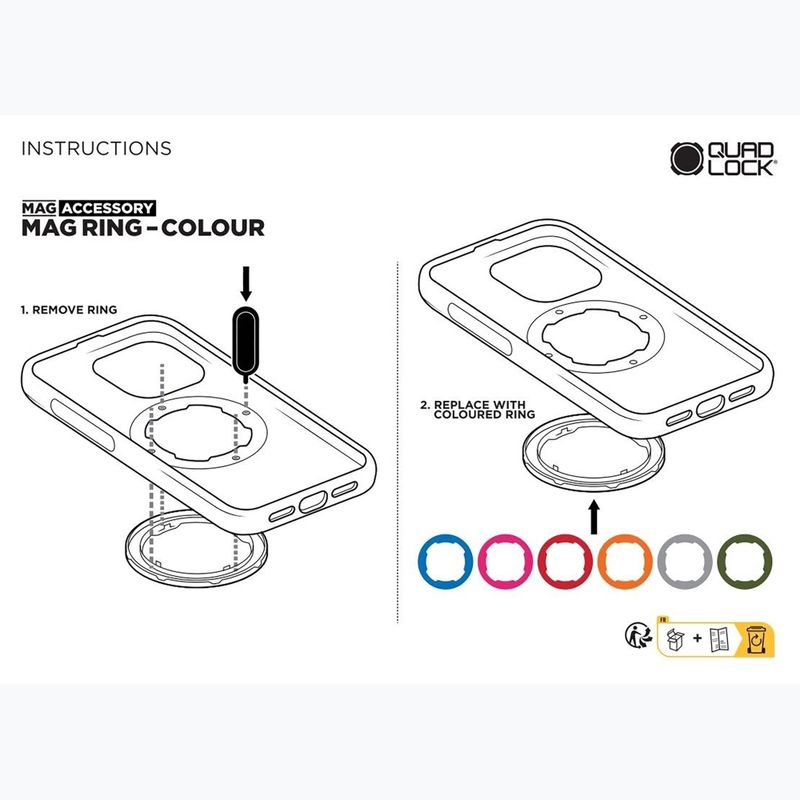 Etui na telefon Quad Lock Mag Case Samsung Galaxy S23+ black 2