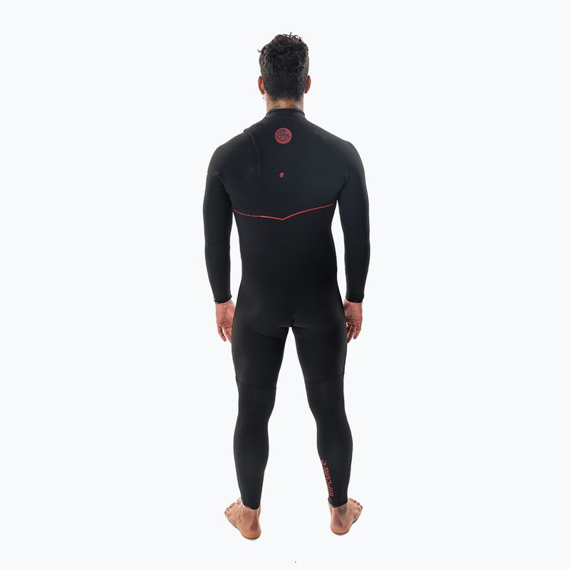Pianka  do pływania męska Rip Curl Flashbomb Fusion 5/3mm Zip Free black 2