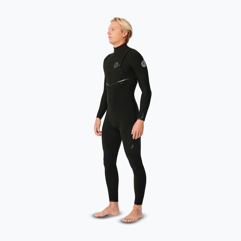 Pianka do pływania męska Rip Curl Dawn Patrol 4/3 mm Chest Zip black 3