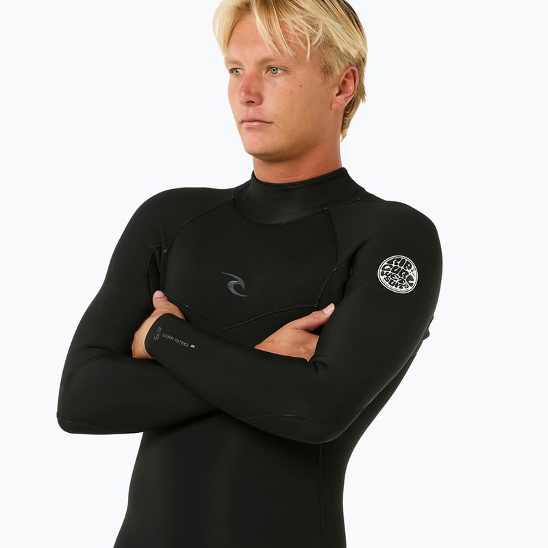 Pianka do pływania męska Rip Curl Dawn Patrol 4/3mm Back Zip black 5
