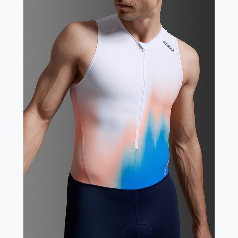 Kombinezon triathlonowy męski 2XU Core nebula blaze/midnight 5