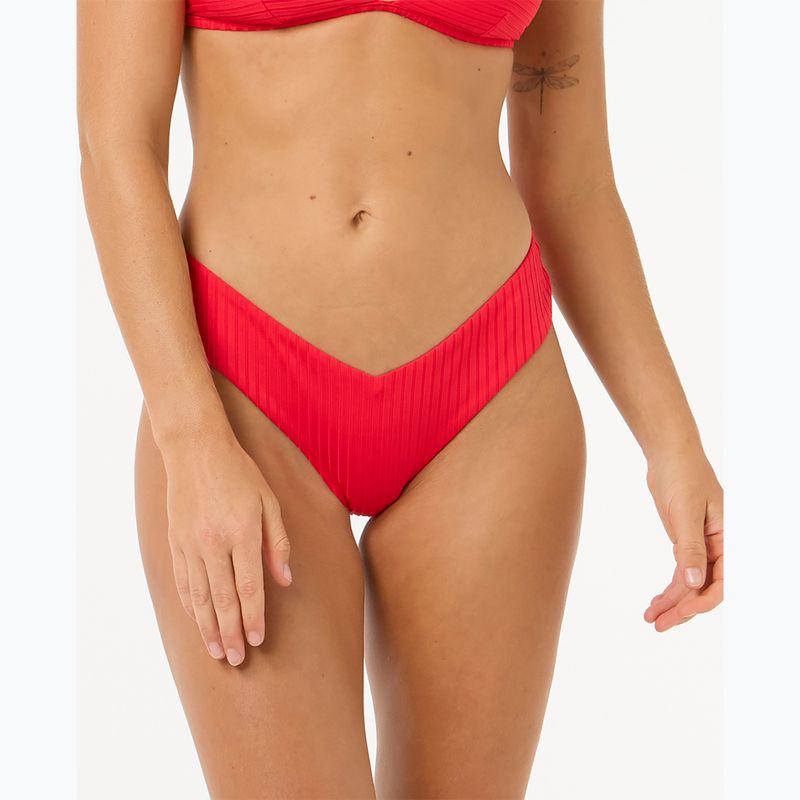 Dół od stroju kąpielowego Rip Curl Premium Surf Skimpy Hipster hibiscus red