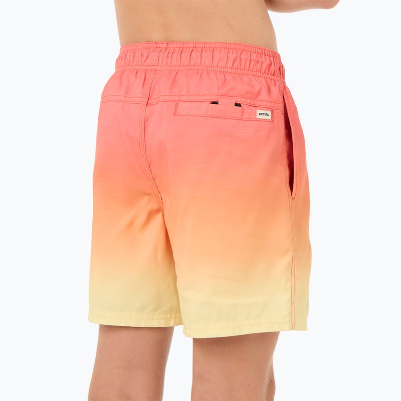 Szorty kąpielowe dziecięce Rip Curl Fade Volley watermelon 12