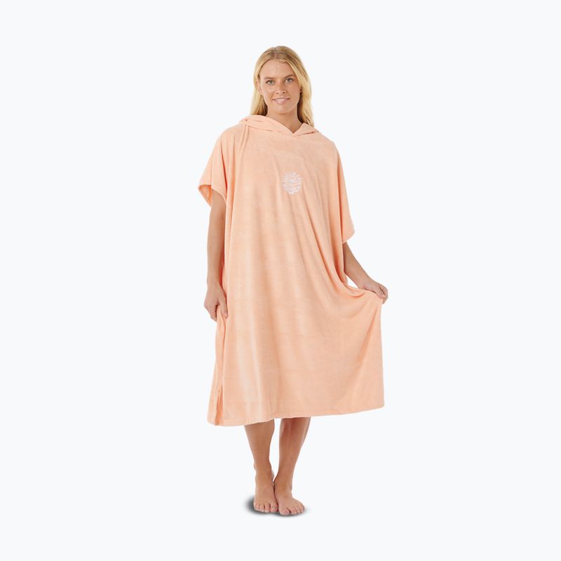 Ponczo damskie Rip Curl Classic Surf Hooded bright peach