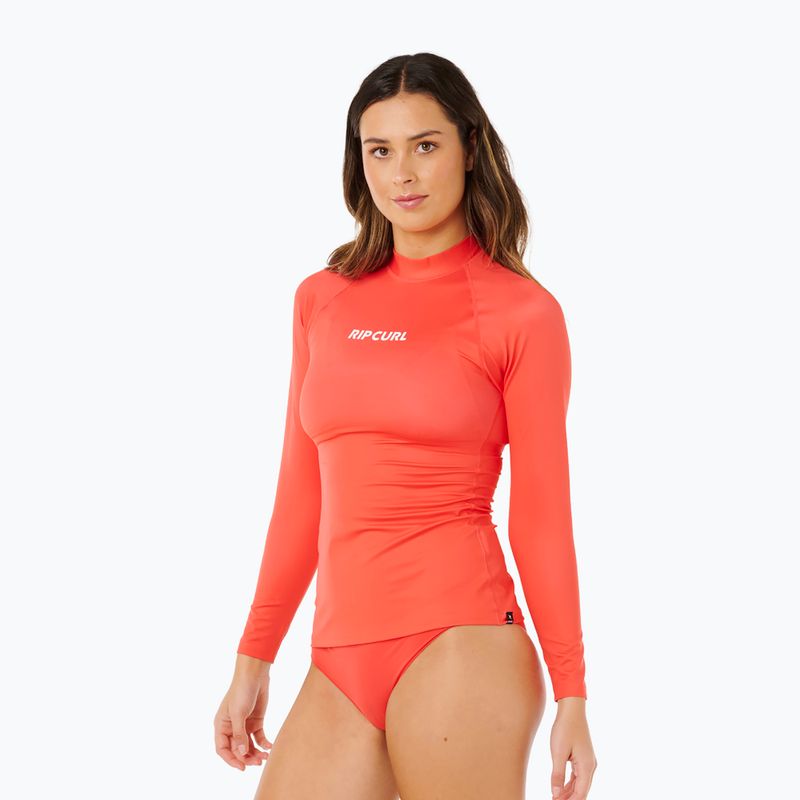 Longsleeve do pływania damski Rip Curl Classic Surf UPF Rashguard red 4