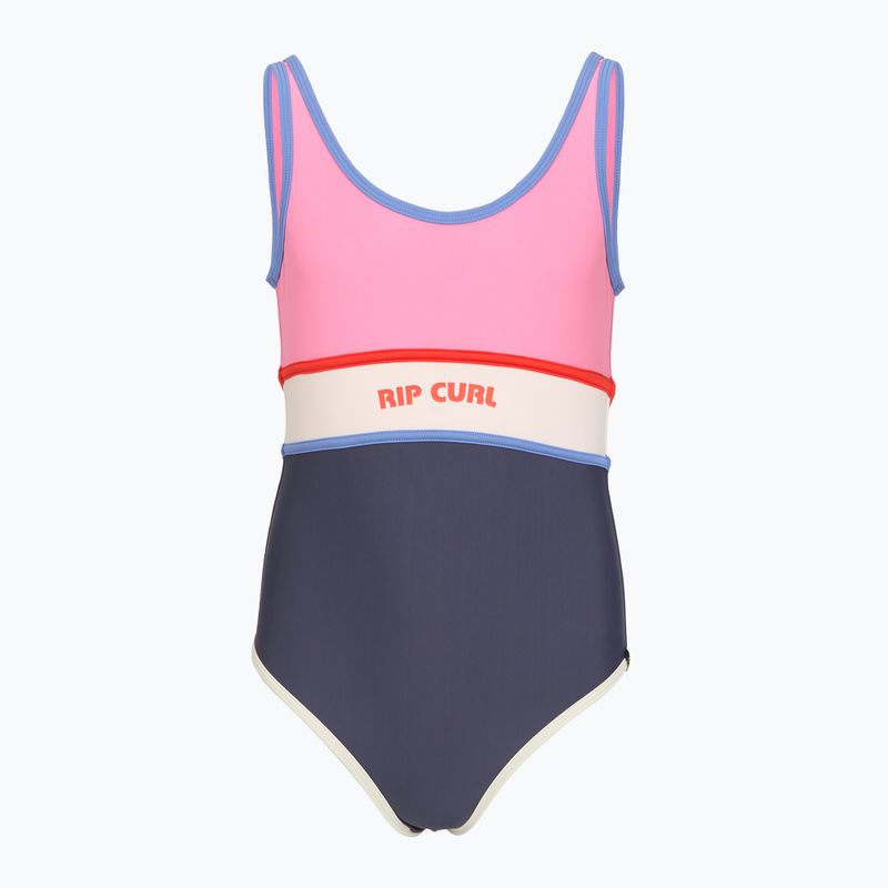 Strój pływacki jednoczęściowy dziecięcy Rip Curl Surf Revival navy