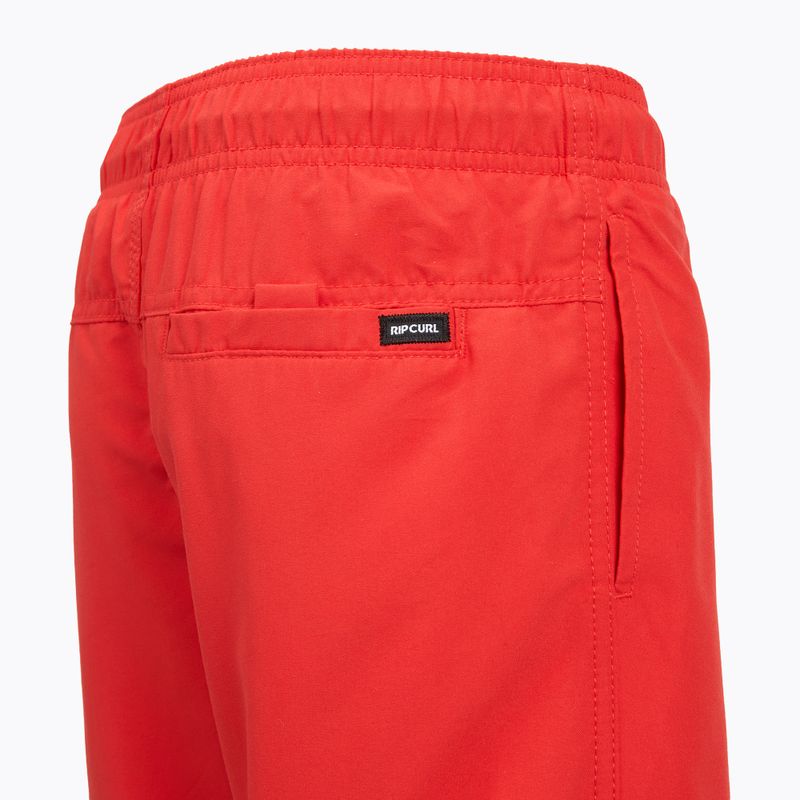 Szorty kąpielowe dziecięce Rip Curl Offset Volley red 10