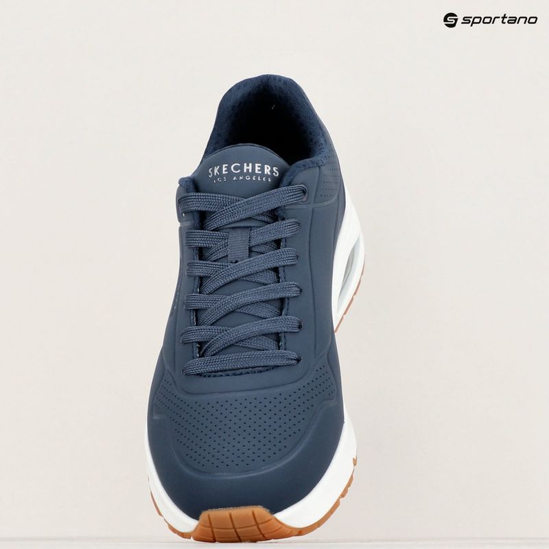 Buty męskie SKECHERS Uno Stand On Air navy/white 9