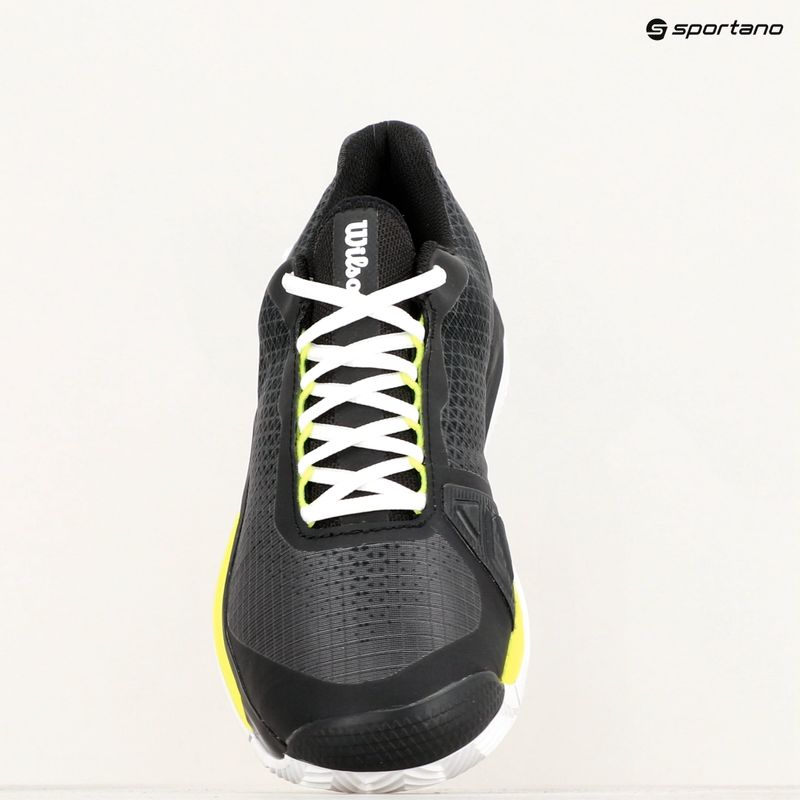 Buty do tenisa męskie Wilson Rush Pro 4.0 Clay black/white/safety yellow 9