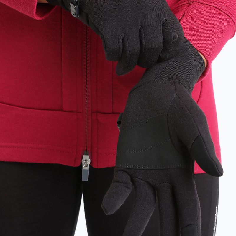 Rękawiczki trekkingowe icebreaker Sierra black 6