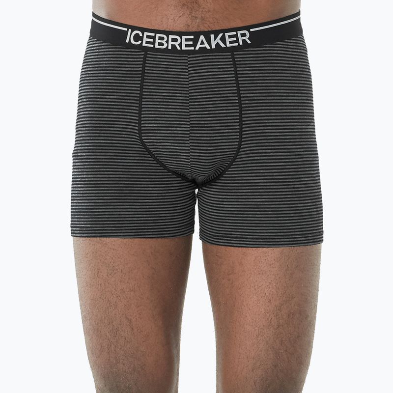 Bokserki termoaktywne męskie icebreaker Anatomica gritstone hthr 5