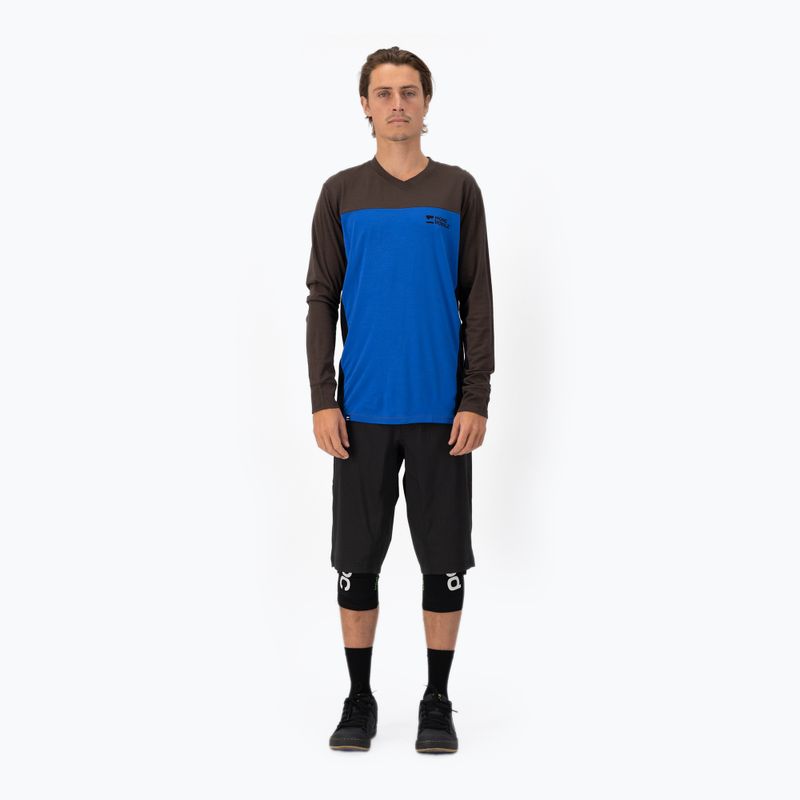 Longsleeve rowerowy męski Mons Royale Redwood Enduro VLS cedar/ cobalt/ black 2
