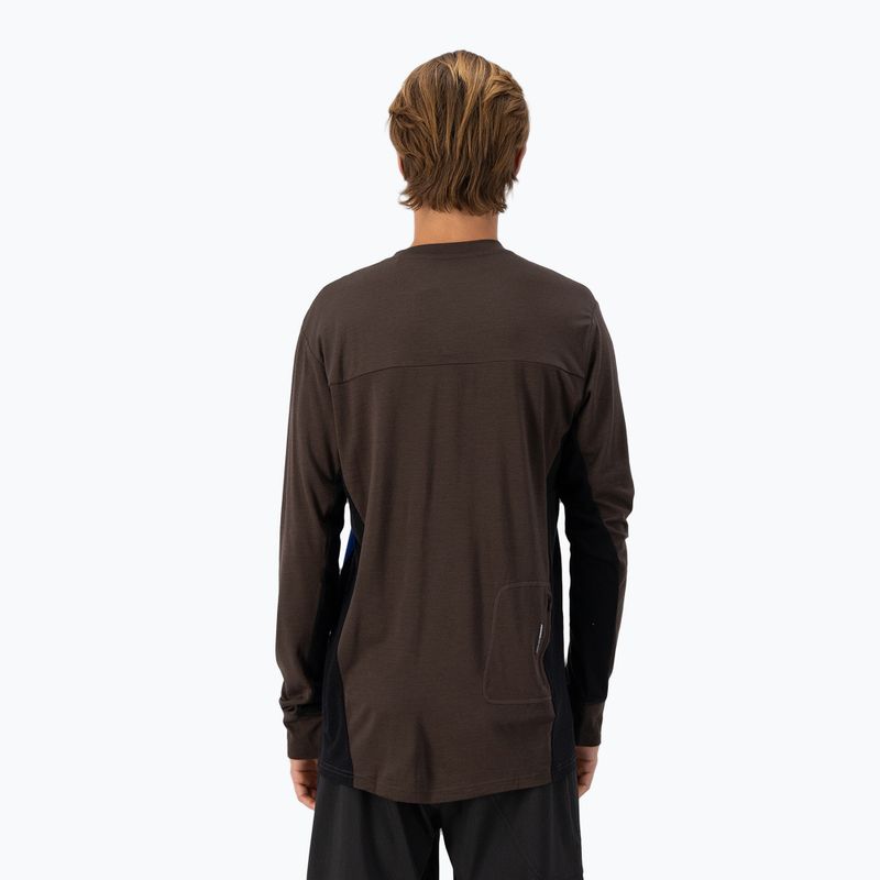 Longsleeve rowerowy męski Mons Royale Redwood Enduro VLS cedar/ cobalt/ black 3