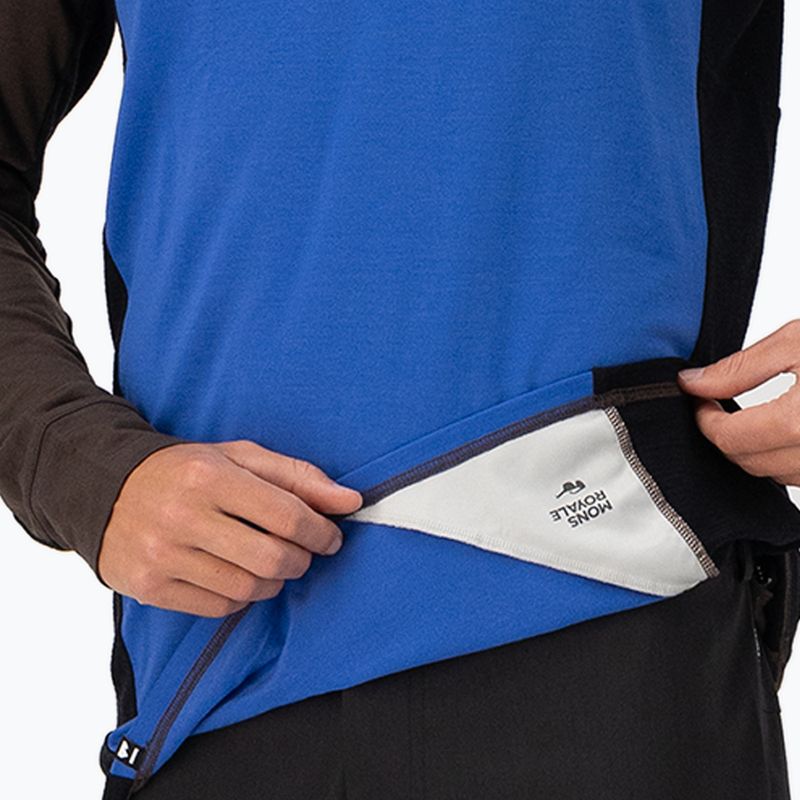 Longsleeve rowerowy męski Mons Royale Redwood Enduro VLS cedar/ cobalt/ black 4