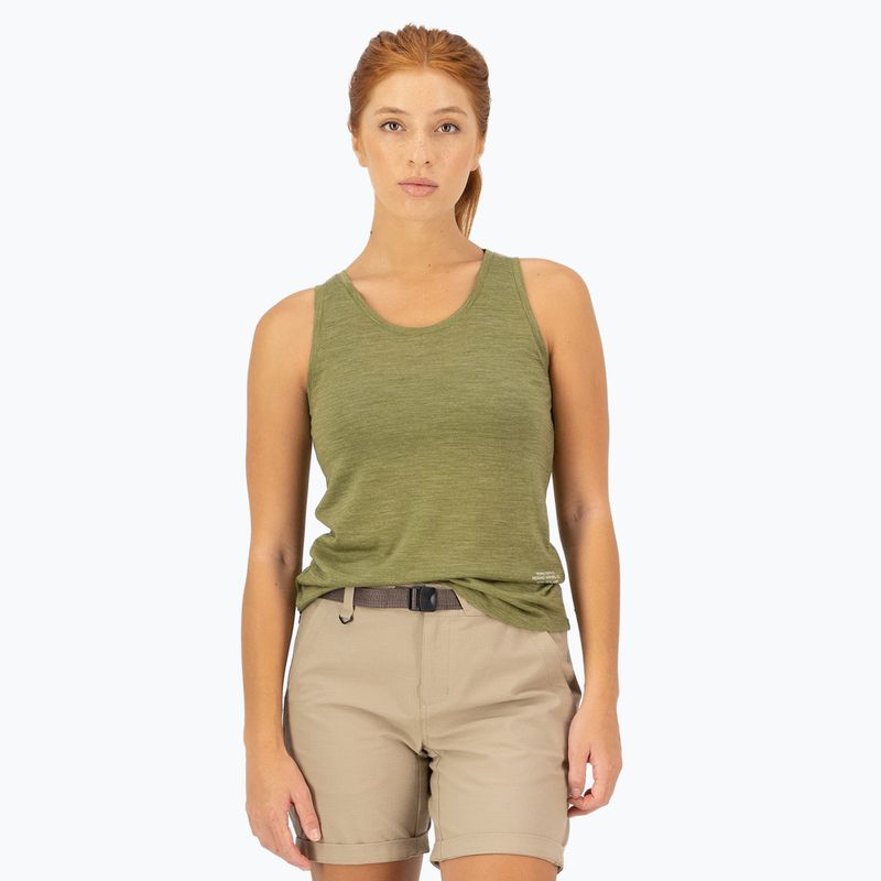 Koszulka termoaktywna damska Mons Royale Zephyr Tencel Tank fern