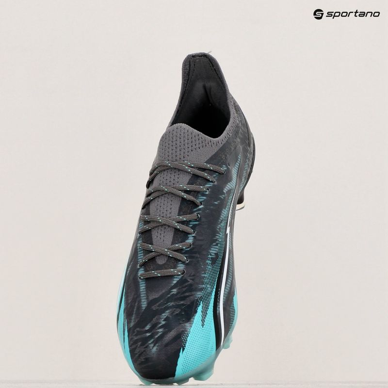 Buty piłkarskie PUMA Ultra Ultimate Rush FG/AG strong gray/puma white/elektro aqua 10