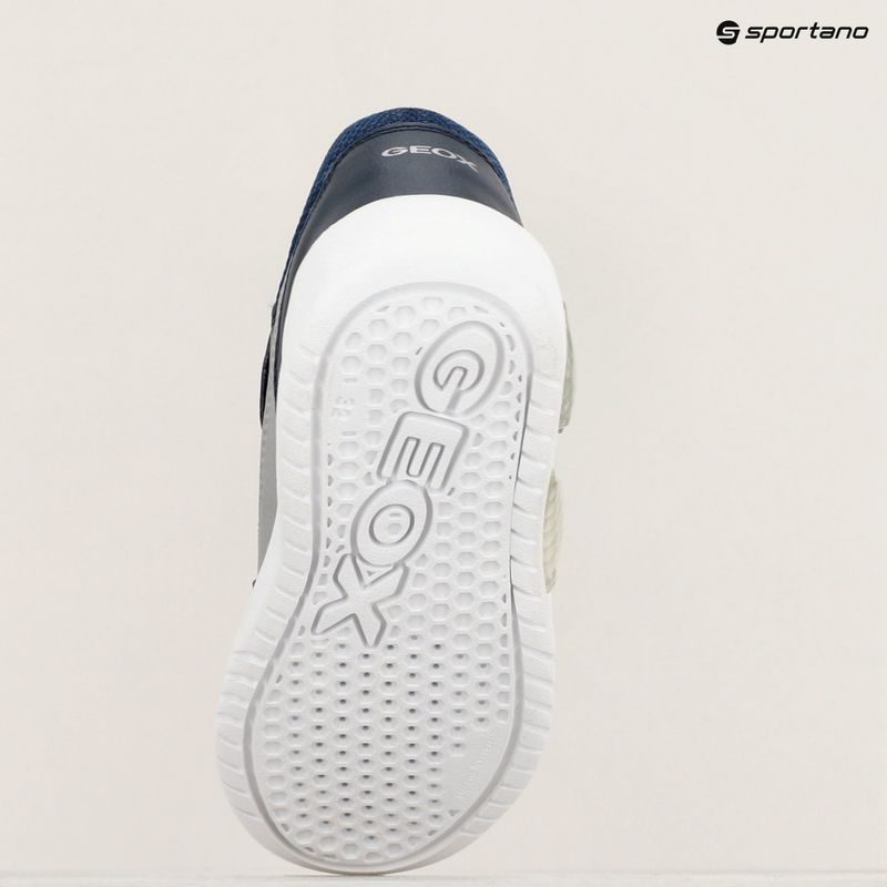 Buty juniorskie Geox Illuminus ocean blue/silver 10