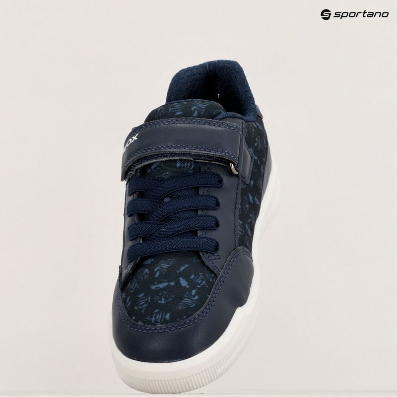 Buty juniorskie Geox Arzach ocean blue/stazony white 9
