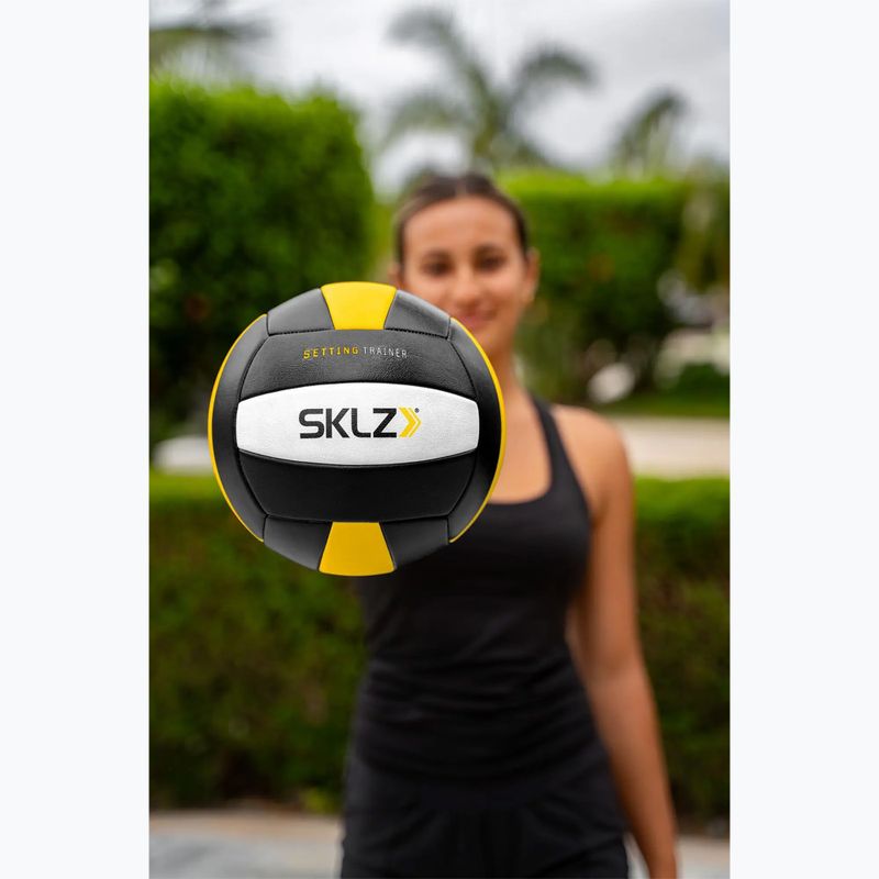 Piłka do siatkówki SKLZ Setting Trainer black/yellow/white 3