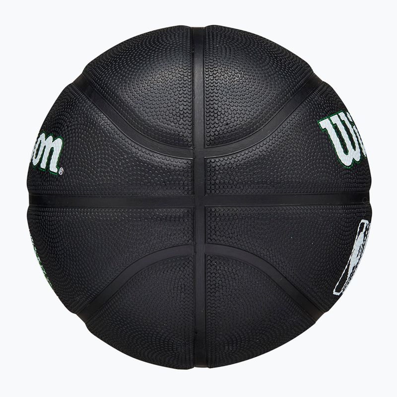Piłka do koszykówki dziecięca Wilson NBA Team Tribute Mini Boston Celtics black rozmiar 3 4