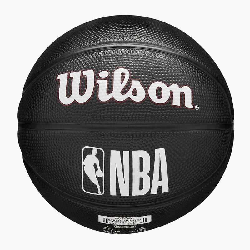 Piłka do koszykówki dziecięca Wilson NBA Team Tribute Mini Miami Heat black rozmiar 3 6