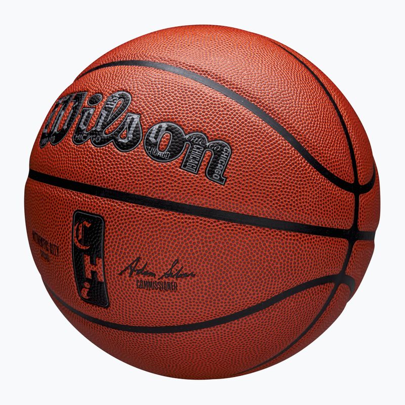 Piłka do koszykówki Wilson NBA Authentic City Chicago brown rozmiar 7 3