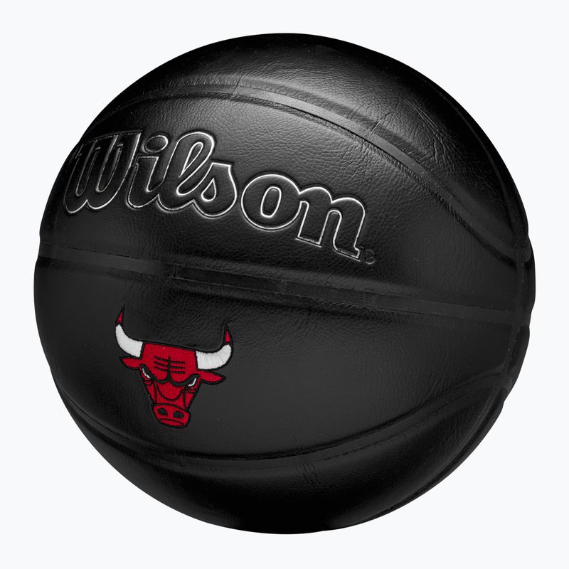 Piłka do koszykówki Wilson NBA Team Premiere Chicago Bulls black rozmiar 7 3