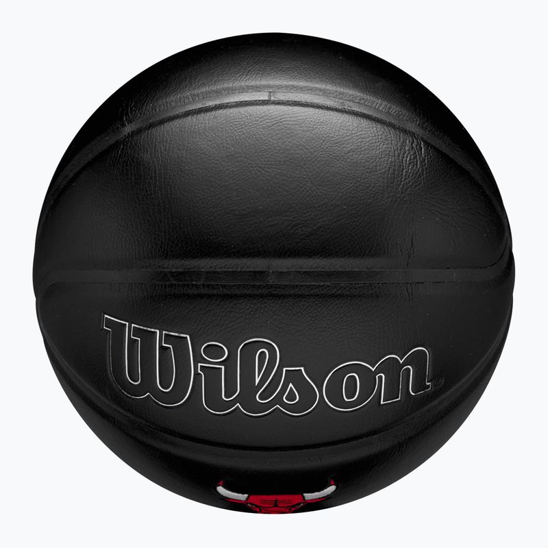 Piłka do koszykówki Wilson NBA Team Premiere Chicago Bulls black rozmiar 7 5