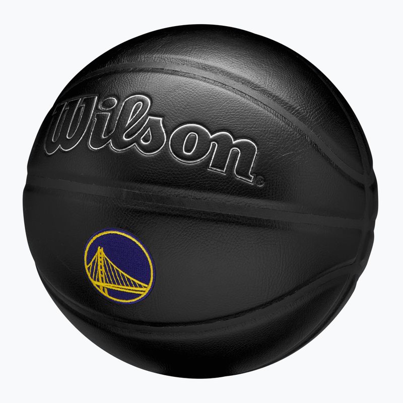 Piłka do koszykówki Wilson NBA Team Premiere Golden State Warriors black rozmiar 7 3