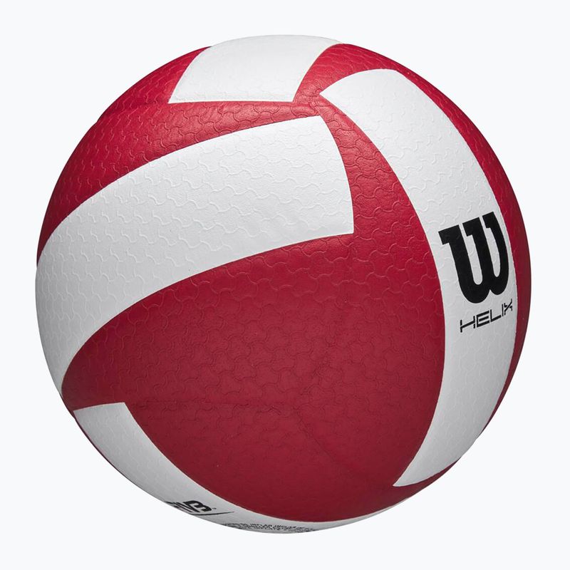 Piłka do siatkówki Wilson Helix Game Ball red/white rozmiar 5 4